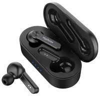 Hyphcos Bluetooth 5.0 Mini True Wireless Stereo HiFi Earbuds with Charging Case in-Ear Invisible TWS Earphones Handsfree Car Headphones Sports Headsets with Mic Earpieces Compatible with iOS Android