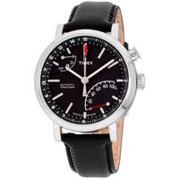 Timex Unisex TW2P81700 Metropolitan+ Activity Tracker Watch with Black Leather Strap