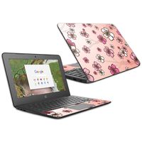 MightySkins Skin Compatible With HP Chromebook 11 G6 11.6" (2018) - Cherry Blossom | Protective, Durable, and Unique Vinyl Decal wrap cover | Easy To Apply, Remove, and Change Styles | Made in the USA