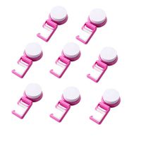 Homieco 8 Pack Broom Mop Holder Wall Mounted Tools Hanger Storage Organizer Free Drilling Self Adhesive Garage Wall Racks for Shelving Ideas