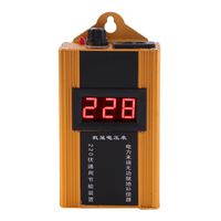 80KW 110V-220V Electricity Saving Box Power Energy Saver Smart Energy Power Saver Saving Device for Household Office Market Factory Digital LCD Display(Yellow)