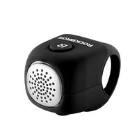 AmorModa Electric Cycling Bells 90 dB Horn Rainproof MTB Bicycle Handlebar Bell Silicone Material Shell Ring Bell Bicycle Accessories (Black)