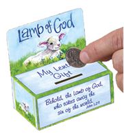Lamb of God Lenten Offering Box, 3 Inch, Pack of 25