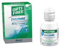 Opti-Free Puremoist Multi-Purpose Disinfecting Solution with Lens Case, 2-Ounces (Packaging may vary)