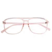 Lumderio Blue Light Blocking Glasses Anti Blue Rays Healthy Eye Glasses Blue Light Coating Computer Gaming Optical Eyewear Non-prescription Women (Transparent Pink)