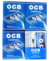 4 x OCB Combipack = 200 Papers + 200 Extra Slim Filter Tips