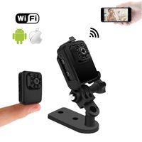 Cainda Mini Sports Camera Full HD 1080P, WiFi Video Camcorder with IR Night Vision, Small Security Camera for Car Recording, Home Surveillance and Outdoor Sports Bicycle Camera