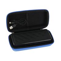 Hermitshell Hard EVA Travel Blue Case Fits AmazonBasics Portable Wireless Bluetooth Speaker (Model: BSK30)