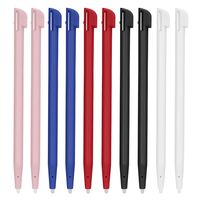 FNGWANGLI Plastic Styluses -10Pcs Portable Touch Stylus Pen Set Only forNintendo 2DS -5Colors Available