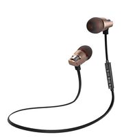 Bluetooth Headphones, Olatec Wireless Earbuds with Microphone, Sweatproof, HD Sound, Noise Cancelling - Secure fit for Running (12Gold)