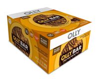 OLLY Protein Bar, 12g Plant Protein, Peanut Butter Chocolate, 1.6 oz Bars, Pack of 8, Packaging May Vary