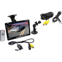 PYLE PLCM7700 7"" Window Suction-Mount LCD Widescreen Monitor & Universal Mount Rearview Color Camera with Distance-Scale Line electronic consumer