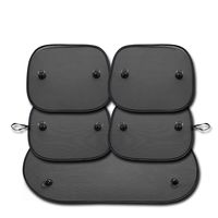 Car Sun Shade Fit for Side and Rear Window(5 Pack)-Double Knitted Car Sunshade Protector Protect Baby Kids Pets Yourself from Sun Glare and Heat-Blocks over 99% of Harmful UV Rays-Easy to Use