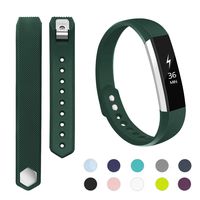 POY Compatible Bands Replacement for Fitbit Alta/Fitbit Alta HR, Adjustable Sport Wristbands for Women Men Olive Green, Small