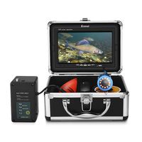 Eyoyo Underwater Fishing Camera Video Fish Finder 7 Inch LCD Monitor HD 1000 TVL Waterproof Camera Adjustable Infrared & White Light for Ice Lake Sea Boat Kayak Fishing 30m(98ft) Cable