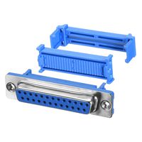 uxcell IDC D-Sub Ribbon Cable Connector 25-pin 2-Row Female Socket IDC Crimp Port Terminal Breakout for Flat Ribbon Cable Pack of 10