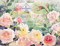 Hi-Look Microfiber Cleaning Cloth - Roses, New York State Flower