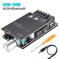 YEMIUGO Bluetooth Amplifier Board Module 2x50W Digital Stereo Audio Amp Board Dual Channel DC 5V-27V with HiFi Filter