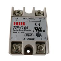 SSR-40DA 40A Solid State Relay Input 3-32V DC Output 24-380V AC (SSR-40 DA)