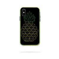 MightySkins Skin Compatible with LifeProof SLAM iPhone X or XS Case - Cat Pineapple | Protective, Durable, and Unique Vinyl Decal wrap Cover | Easy to Apply, Remove | Made in The USA