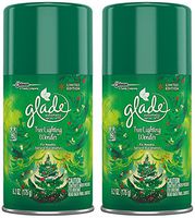 Glade Automatic Spray Refill - Limited Edition - Winter Collection 2017 - Tree Lighting Wonder - Net Wt. 6.2 OZ (175 g) Per Refill Can - Pack of 2 Refill Cans