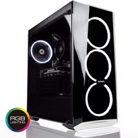 XOTIC PC Gamer's Choice AMD + Nvidia Gaming Computer Desktop PC - 3.5Ghz Quad Core Ryzen 3 2200G | GeForce GTX 1050 | 16GB DDR4 | 250GB SSD | 1TB HDD | Windows 10 | 3 Year Parts Warranty