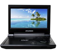 Sylvania SDVD9000B 9-Inch Portable DVD/CD/MP3 Player with USB/SD Card Reader, Car Bag/Kit, AC/DC Adapter (Black)