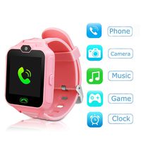 YNCTE Kids Smart Watch Phone Watch for Kids Smartwatch Camera Games Touch Screen Cool Toys Smart Watch Gifts for Girls Boys Children (Pink)