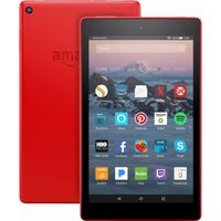 Fire HD 8 Tablet with Alexa, 8" HD Display, 32 GB, Punch Red - with Special Offers (Previous Generation - 7th)