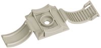 Panduit ARC.68-A-C14 Clincher Adhesive Backed Adjustable Releasable Clamp, Polypropylene, Gray (100-Pack)
