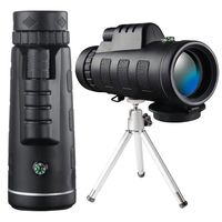 Monocular Telescope - 40X60 High Power HD Monocular for Bird Watching with Smartphone Holder & Tripod IPX7 Waterproof Monocular Made FMC BAK4 Prism & Eco-Friendly Materials