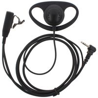 AOER D Shape Earpiece Headset PTT for 1pin Motorola Cobra Two Way Radio Walkie Talkie
