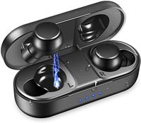 Wireless Earbuds, Bluetooth 5.0 True Wireless Earbuds Upgraded Noise Cancelling Bluetooth Earbuds with Stereo Hi-Fi Sound Wireless Headphones with Deep Bass for Running Sport Earbud