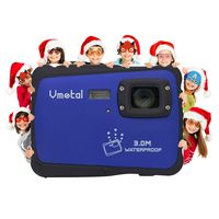 Kids Waterproof Camera, Vmotal Digital Camera for Kids 2.0 Inch TFT Display Children Kids Digital Camera (Blue)