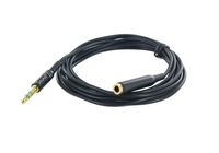 Sound Squared brand, S2-EXT10 10 foot long earphone extension cord, 3.5mm male and female connectors, black