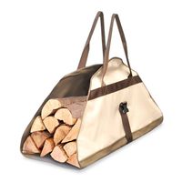 Pyle Armor Shield Log Carrier Bag, Safe Transport for Firewood, 40'' L x 25'' (Opened) Shoulder Strap 55'' (Extended), Splash Guard, Air Vents, Padded Handles, Custom Fit, Warranty (PVCLG85)