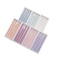 Long Rod Scented Candle Candlelight Dinner Wax Column Soy Wax (Gradient Orange)