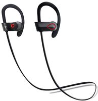 Bluetooth Headphones BES T-1 Pulsar, Sweatproof Wireless Earbuds -IPX7 Certified, HD V4.1 with Noise Cancellation Technology w/ Microphone & Case