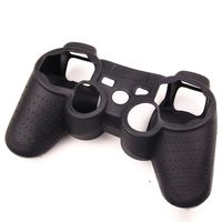 Lilyy High Quality Grip Soft Silicone Protective Skin Case Cover for Sony Playstation PS3 Remote Controller black