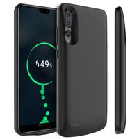 Huawei P20 Pro Battery Case 6000mAh Multifunction Portable Charger External Backup Battery Durable Energy Protective Shell Charger Rechargeable Extended Battery Cover [ROHS CE Certified]