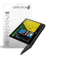 Celicious Vivid Invisible Glossy HD Screen Protector Film Compatible with Acer Spin 5 SP513-51 [Pack of 2]