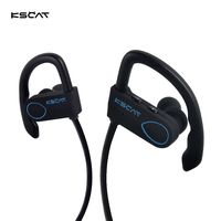 KSCAT Bluetooth Headphones Wireless 4.1 Magnetic Earbuds Stereo Earphones Secure Fit for Sports with Built-in Mic Noise Cancelling (BC03)
