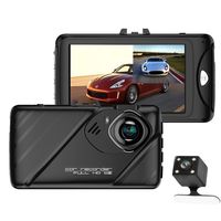 Dash Cam,Dash Camera Car DVR Dashboard 170 Degree Angle Full HD 1080P 30fps , Dual Lens Front+Rear Vehicle Recorder with Night Vision, G-Sensor, WDR, Loop Recording,Parking Mode
