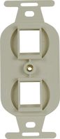 On-Q WP1062LA Straps-106 Receptacle, Laight Almond