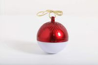 Fudostar Decorative Portable Bluetooth Speakers with LED Lighting, TWS True Wireless Stereo, Piano Lacquer Process, Great for Party, and Home Decoration (Red)