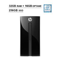 HP Pavilion 2019 460 Premium Desktop (Intel Dual-Core i7-7700T 2.9 GHz up to 3.8 GHz, 32GB RAM+16GB Optane RAM, 256GB SSD, DVD, WiFi, Bluetooth, HDMI, Keyboard, Mouse, Win10 Home)