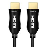 iBirdie 50 Feet HDMI 2.0 Fiber Optic Cable, 4K at 60Hz (4 4 4, Dolby Vision, HDR10, E-ARC) and 18Gbps for in-Wall Installation, One Direction