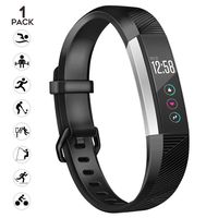 sunyfeel Replacement Bands Compatible for Fitbit Alta HR and Alta, Fashion Sports Silicone Personalized Bracelet with Metal Clasp for Alta HR/Alta