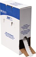 Brady M61C-625-422 BMP61 BMP71 Series ToughBond Permanent Polyester Label Supply, Gloss Finish, 0.625" Width x 50' Length, White
