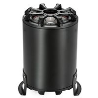 Kicker 46CWTB84 TB8 8-inch Loaded Weather-Proof Subwoofer Enclosure w/Passive Radiator - 4-Ohm, 300 Watt